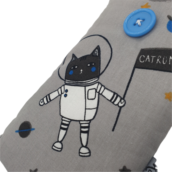 Handyhülle - KATZE IM ALL / CAT IN SPACE Knopf