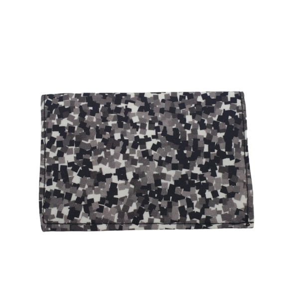 kleines Portemonnaie aus Stoff mit einem Fach - Mosaik - mit Druckknopf